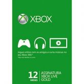 Xbox live gold 1 ano