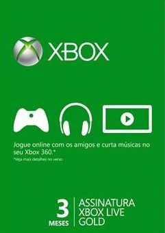 Xbox live gold 3 meses